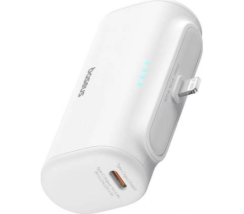 Baseus Compact 5000mAh bielý
