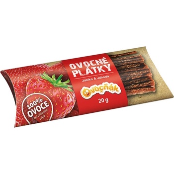 Ovocňák Plátky Jablko & Jahoda 20 g