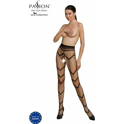 Passion Eco Collection Bodystocking ECO S006 Čierny - ekologický model