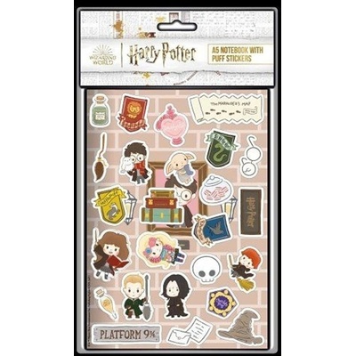 EPEE Harry Potter Sešit A5 se samolepkami Merch Bluesky