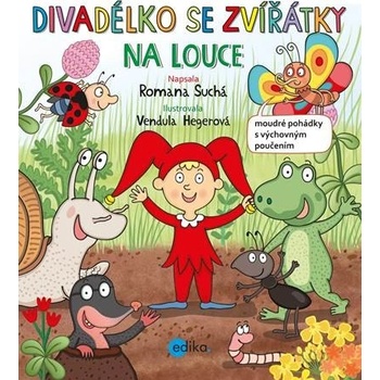 Divad élko se zvířátky na louce Romana Suchá