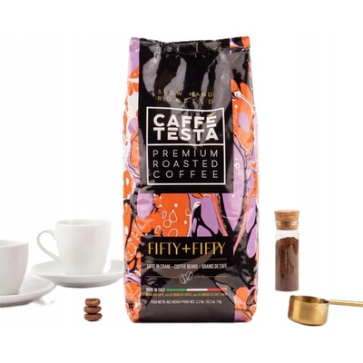 Caffe Testa Fifty+Fifty zrnková 1 kg