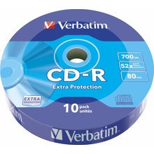 Verbatim CD-R 700MB 52x, bulk box, 10ks (43725)