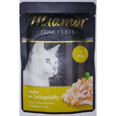 MIAMOR Feine Filets Chicken with poultry jelly wet cat food 100 g