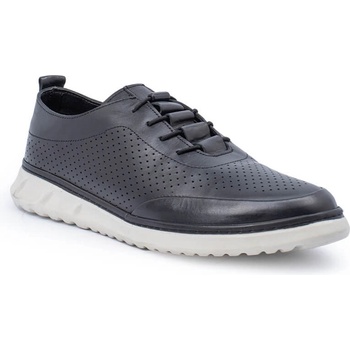 Alexander garcia Мъжки ежедневни обувки от естествена кожа - Черни 20230321093 (371708_Черно)