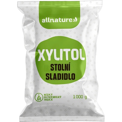 Allnature Xylitol březový cukr 1000 g – Zbozi.Blesk.cz