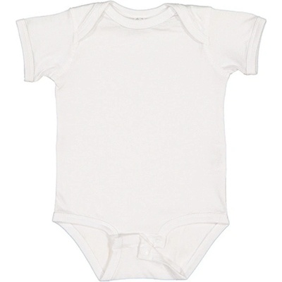 Rabbit Skins Dojčenské body s krátkym rukávom EU White
