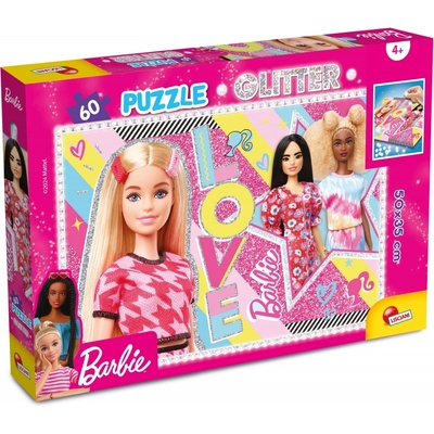 Lisciani Блестящ пъзел Lisciani - Barbie, Селфи, 60 части (LI81165)