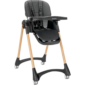 Image 1 of Lorelli СТОЛ ЗА ХРАНЕНЕ TUMMY TIME BLACK /wooden effect (10100602501)