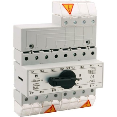 Přepínač Spamel 400 V IP20 63 A PRZK-4063 W02