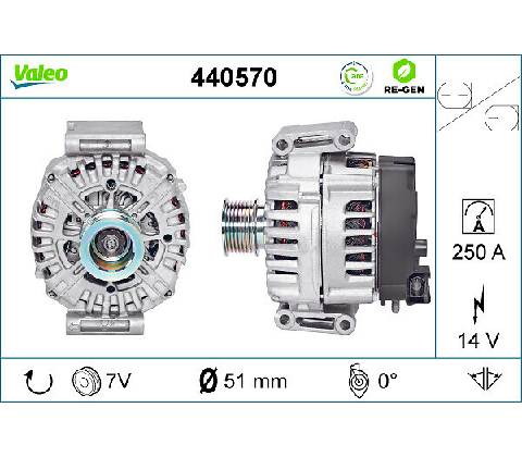 Alternátor VALEO 440570