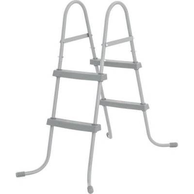 Bestway Стълба за басейн Bestway 58430 (76-84 см) - стабилна метална стълба