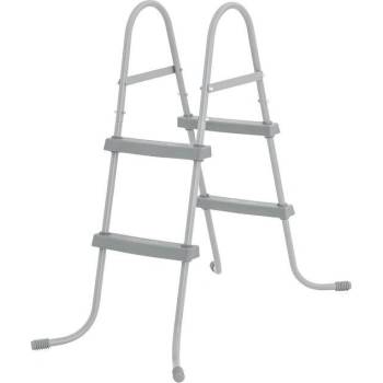 Bestway Стълба за басейн Bestway 58430 (76-84 см) - стабилна метална стълба