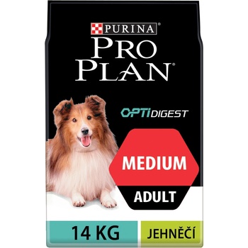 Purina Pro Plan Medium Adult OptiDigest jahňacie 14 kg