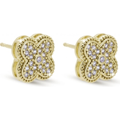 Biju Náušnice kytičky se zirkony 3535 1003535