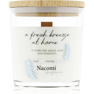 Nacomi Soy Candle Home Fragrances ароматна свещ с дървен фитил 140 гр - notino - 15,45 лв