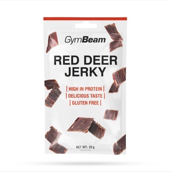 GymBeam Сушено месо Red Deer Jerky 25 g
