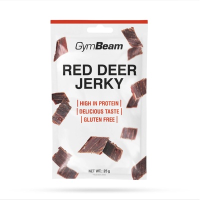 GymBeam Сушено месо Red Deer Jerky 25 g