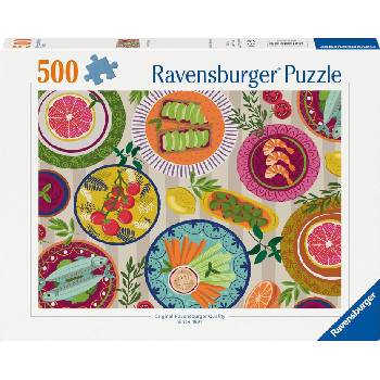 Ravensburger Пъзел Ravensburger от 500 части - Вкусен пикник (12000776)