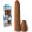 Реалистичен пенис удължител, силиконов, 20, 3см. - X-tensions Elite Brown (D-233118)