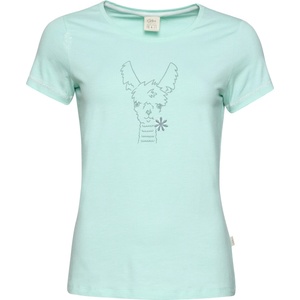 Chillaz Дамска тениска Chillaz Women's Gandia Happy Alpaca T-Shirt - Mint - размер 36 (EU) (116-7479-0713)