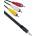 DeTech Аудио Кабел DeTech 3.5 - 3RCA 1.5m (18183)