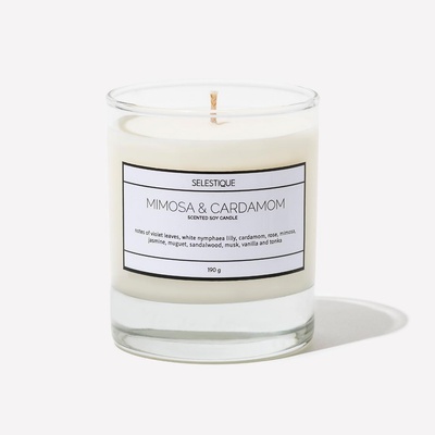 Selestique® Mimosa & Cardamom - Ароматна свещ 190 г