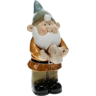 PROGARDEN Zahradní trpaslík porcelán 33 cm modrá čepice KO-252214140modr – Zboží Dáma