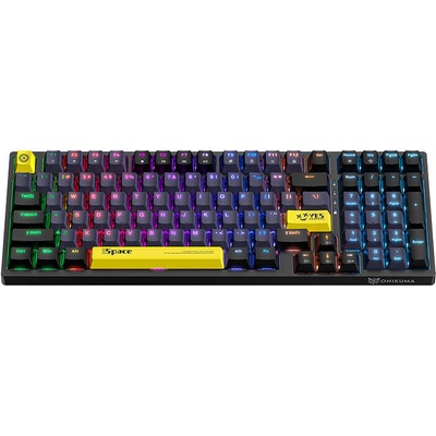 Onikuma G38 98 Keys USB Wired Mechanical Keyboard Black