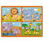 Woodyland Puzzle за най-малките с дръжки (91914)