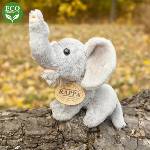 Rappa Плюшена играчка Слон, седящ, 15 см