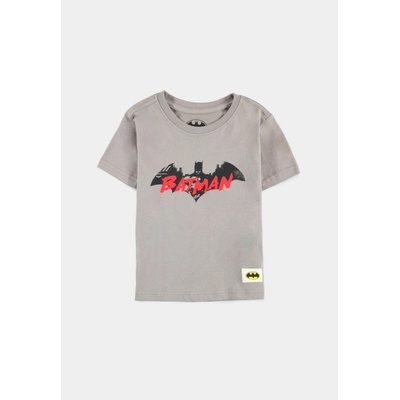 Batman Core Batman Boys Oversized Short Sleeved T-shirt Grey
