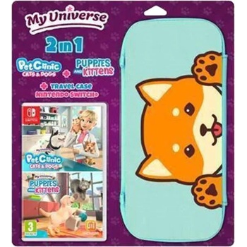 Microids My Universe Pets Edition: Pet Clinic Cats & Dogs + Puppies and Kittens [Travel Case Bundle] (Switch)