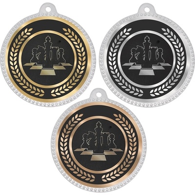 VIZINGR Šachy medaile D75-LAC035 D75-LAC035 bronz