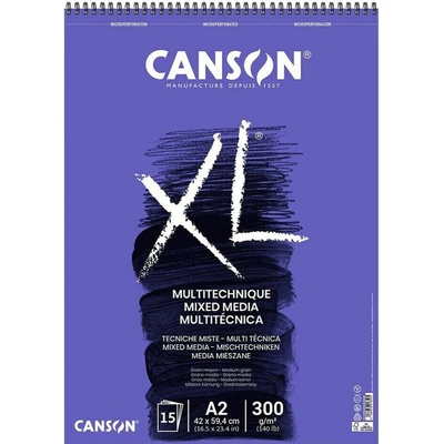 Canson XL Mix Media skicák A2 300g 15 listů