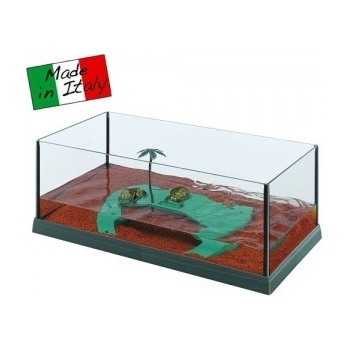 Ferplast - Haiti 50 - Стъклен терариум за костенурки, 51, 5 x 27 x 18, 5 см