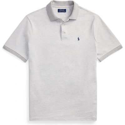 Ralph Lauren Риза с къс ръкав Polo Ralph Lauren Men's Ribbed Collar Short Sleeve Shirt - Spring Heather