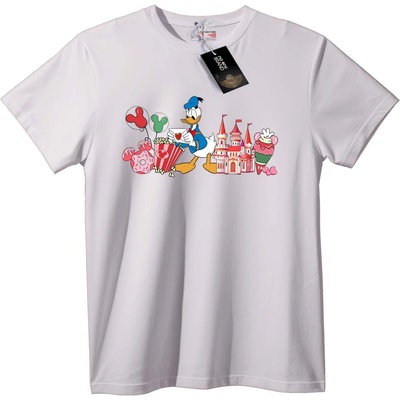 NOONEBRAND Тениска Disney Magic с Доналд и приятели - M, Black