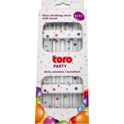 Toro Slamka sklo rovné 4 ks 20 cm