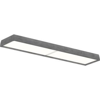 Louis Poulsen Таванна лампа Slim Box Semi Recessed LED 3000K с дифузер опал Управление за осветление Dali цвят алуминий (5742589046)