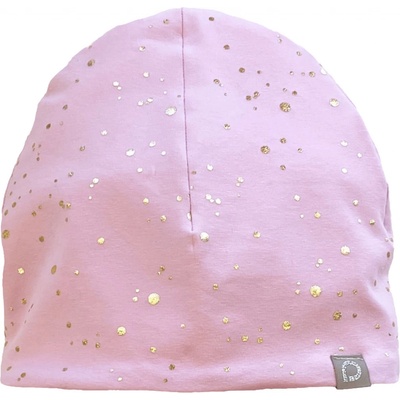 PINKIE Čepice Shine Gold Pink