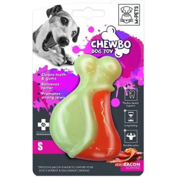 M-PETS Chewbo Leg Bacon Scented - Играчка за куче бутче за дъвчене с аромат на бекон, размер S - 10, 2 х 6, 2 х 2, 7 см, Белгия - 10633816