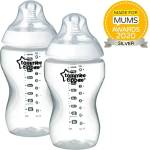 Tommee Tippee ШИШЕ ЗА ХРАНЕНЕ tommee tippee closer to nature easi vent, 340МЛ, 2БР/ОП