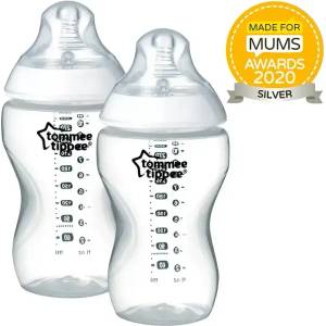 Tommee Tippee ШИШЕ ЗА ХРАНЕНЕ tommee tippee closer to nature easi vent, 340МЛ, 2БР/ОП