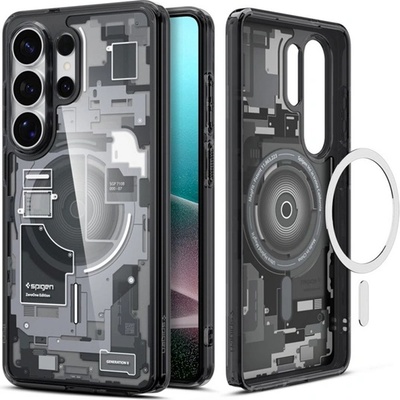 Spigen Samsung S26 Ultra SPIGEN ULTRA HYBRID ZERO ONE пластмасов протектор за телефон, устойчив на удари, MagSafe, ЧЕРЕН ACS10682 (ACS10682)