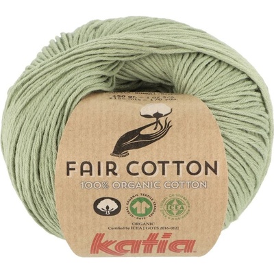Katia Fair Cotton 46 olivovo zelená