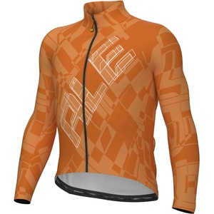 Alé Фланелка с дълъг ръкав за колоездене Alé Pragma Schema L/S Jersey Cycling jersey - Orange (056-4346-0314)