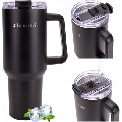 Kamille Termohrnek 1,2 l černý