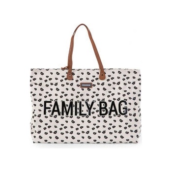 Childhome Cestovná taška Family Bag Canvas Leopard