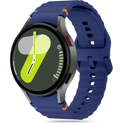 Силиконова каишка за Samsung Galaxy Watch 4/5/5 Pro/6/7/FE от Tech-Protect Silicone Sport - Navy Blue (5906302313433)